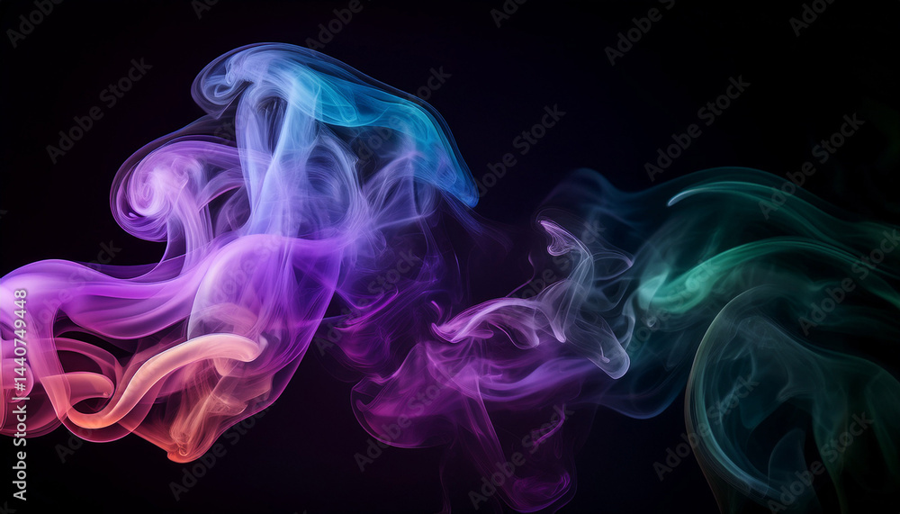 Fototapeta premium easy to use colored smoke