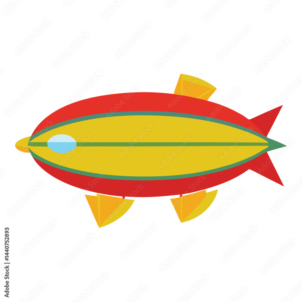 Blimp icon isolated on white background Blimp icon isolated on white background