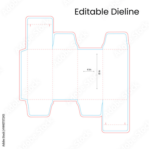 Box dieline template,dieline,dieline packaging,cardboard box dielines,Editable pizza box dieline