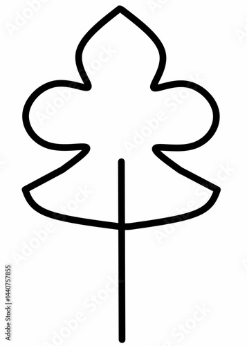 cross on a branch