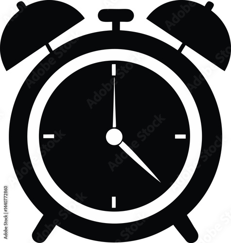 alarm clock silhouette