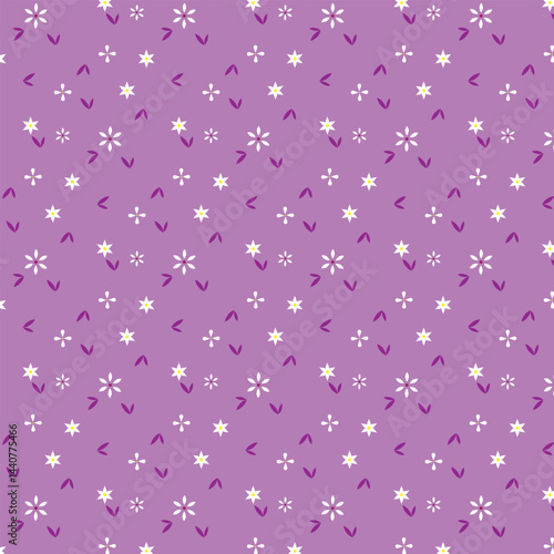 seamless patterns in floral style for design. Vector illustration of a seamless floral pattern in spring for Wedding, anniversary, birthday and party. 