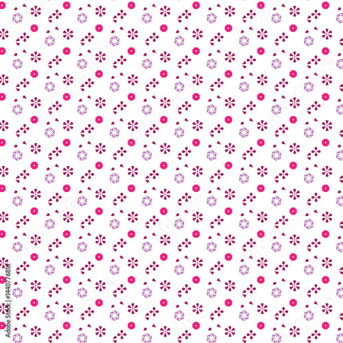 Seamless floral pattern. seamless pattern with flower on white background. seamless Flower  with abstract floral pattern. Vector illustration.