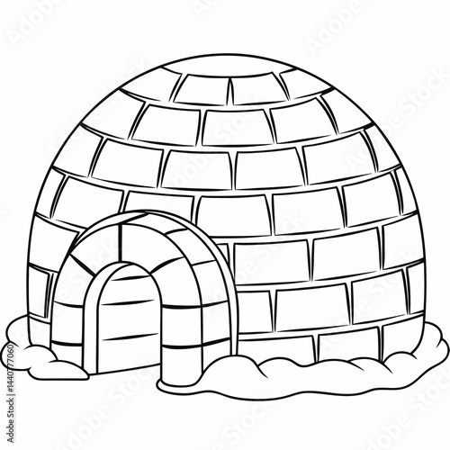  Igloo Drawing Winter Snow Shelter
