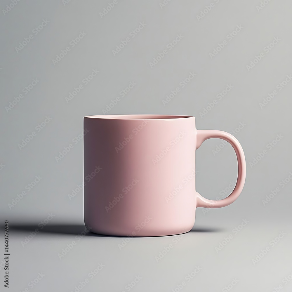 Pink Mug with Studio Shot. (2) Pink Mug with Studio Shot. (2)