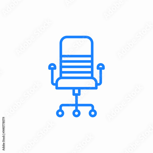 office chair icon sign vector