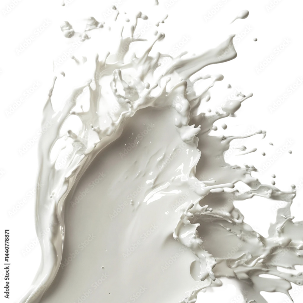 White milk wave splash with splatters and drops. Ai . Cutout on transparent.png White milk wave splash with splatters and drops. Ai . Cutout on transparent.png