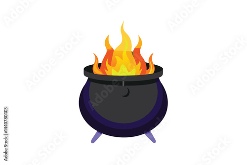 burning wood burning in a pot