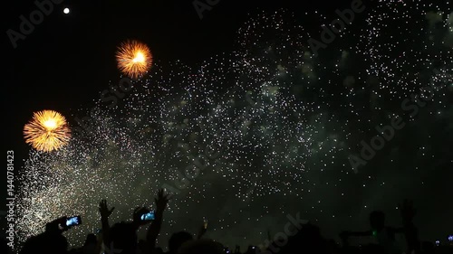 New Year's Eve on Copacabana beach, Rio de Janeiro