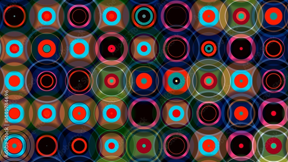Fototapeta premium circle motif, circle pattern, symmetrical, circle lines, wall wallpaper, HD