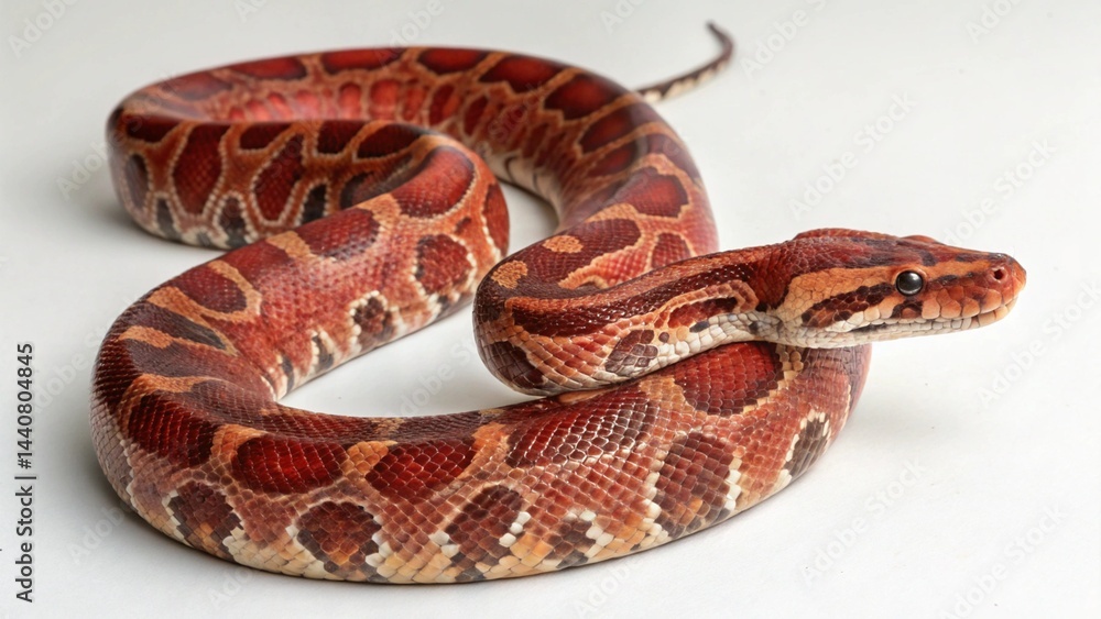 Blood Python on studio background Blood Python on studio background