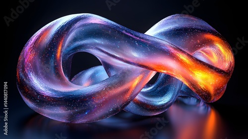 A vibrant and fluid abstract illustration showcasing colorful waves and textures, with dynamic motion and glowing gradients, creating a futuristic and mesmerizing visual experience