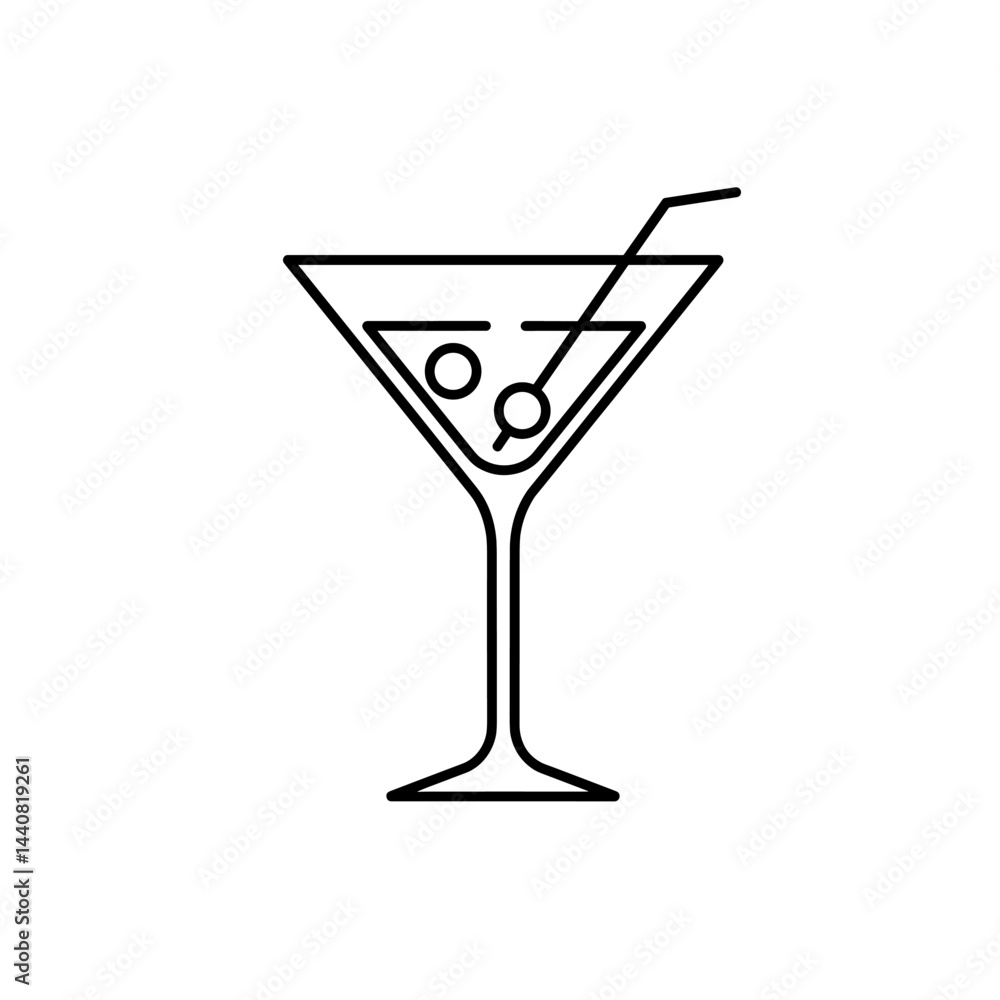 Cheers to Simplicity: A minimalist illustration of an elegant cocktail glass, the simple lines and shapes suggesting sophistication and refreshment. Cheers to Simplicity: A minimalist illustration of an elegant cocktail glass, the simple lines and shapes suggesting sophistication and refreshment.