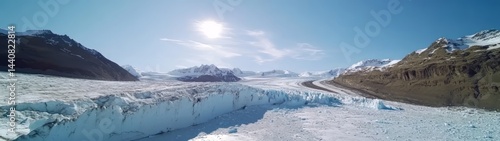 Wallpaper Mural 360 degree hdr view of stunning glacier landscape in iceland high-quality hdri environment Torontodigital.ca