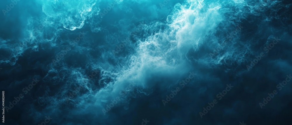 Dynamic turbulent ocean wave patterns with vibrant blue hues Dynamic turbulent ocean wave patterns with vibrant blue hues