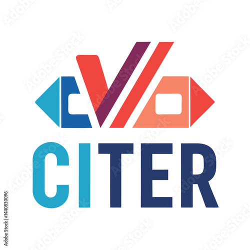 Civic minimalist logo design representing a voter education initiative aimed at promoting civic engagement and awareness for democratic participation