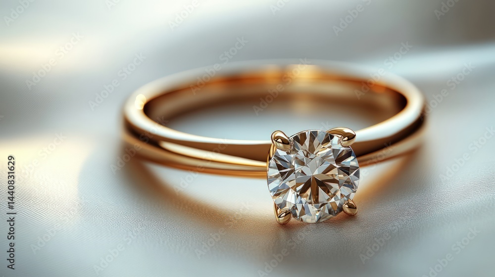 Elegant gold engagement ring Elegant gold engagement ring