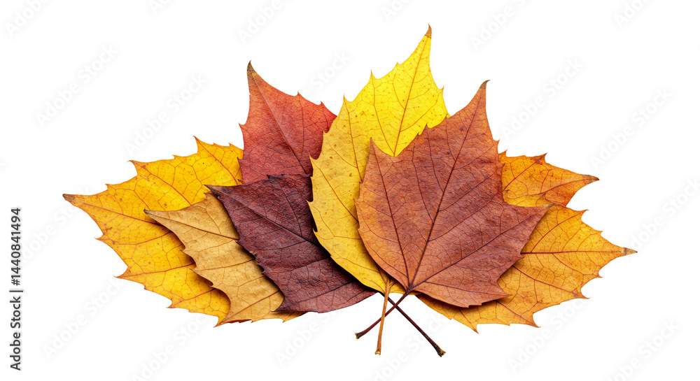Autumn leaves isolated on transparent background. Colorful fall foliage png. Seasonal decoration for autumn designs. Design element. Autumn leaves isolated on transparent background. Colorful fall foliage png. Seasonal decoration for autumn designs. Design element.