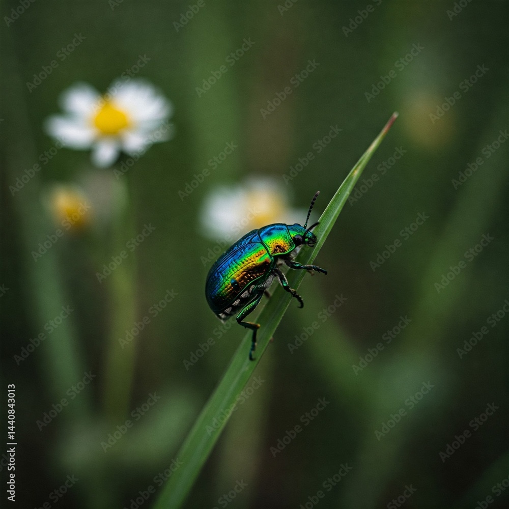 Fototapeta premium bug on a leaf