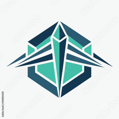 Sleek minimalist logo design for a modern sustainable aviation company promoting eco-friendly practices and innovative solutions in the aerospace industry