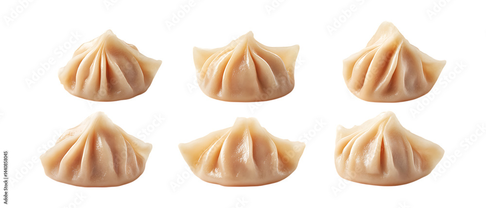 Pack of Dumplings Against Transparent Background for Food Branding, Asian Cuisine Promotion, or Restaurant Menu Design Projects Pack of Dumplings Against Transparent Background for Food Branding, Asian Cuisine Promotion, or Restaurant Menu Design Projects