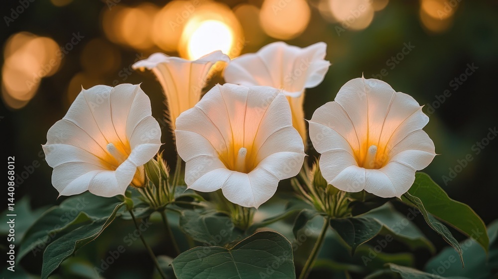 Obraz premium Sunset blooms