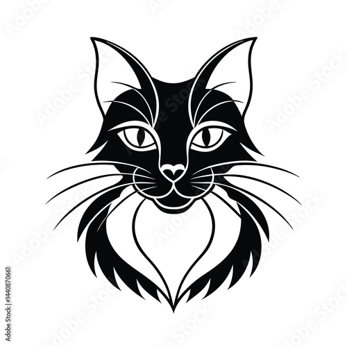 whisker cat head