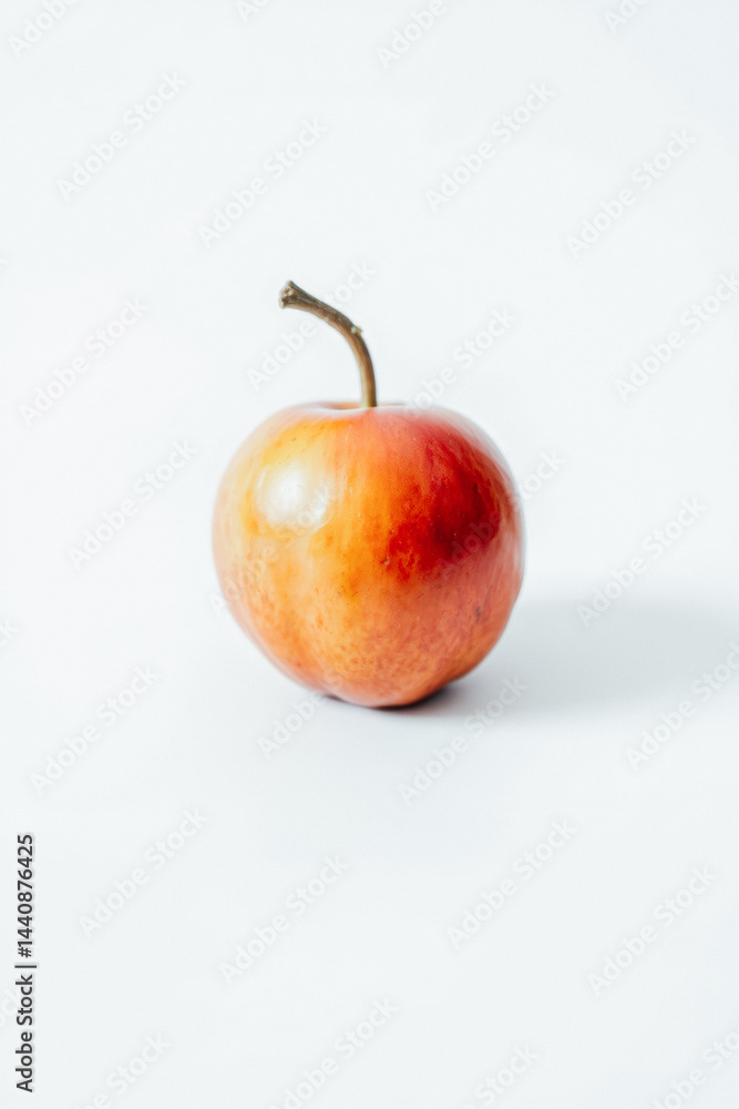 Single Fresh Apple Studio Shot
