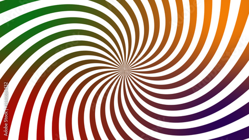 Abstract Cartoon Spiral Sunburst Gradient Collection Set