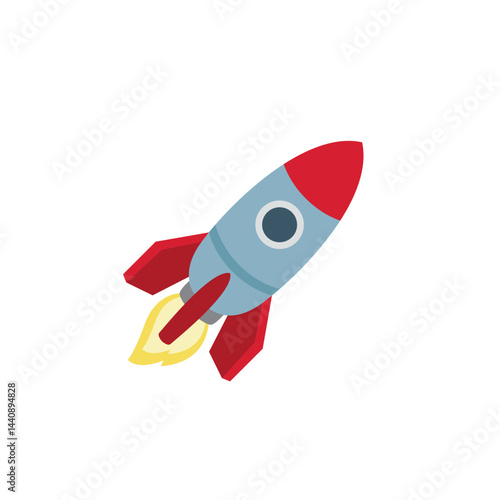 rocket space ship space vector symbol sign illustration success icon emoji