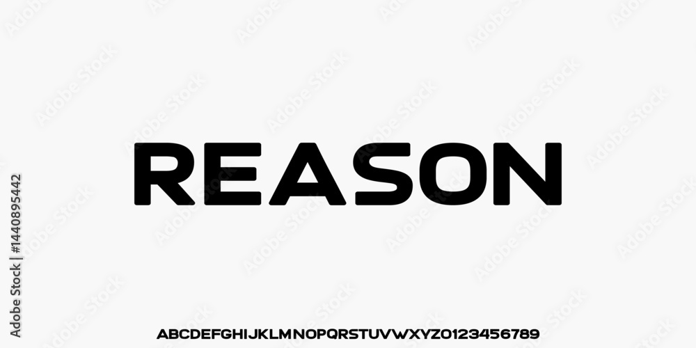 San Serif Bold Simple Font, Modern Technology Design, Uppercase and Number,Typeface Logo Font, design for Fashion,urban,sport,movie,brand. Vector Illustration San Serif Bold Simple Font, Modern Technology Design, Uppercase and Number,Typeface Logo Font, design for Fashion,urban,sport,movie,brand. Vector Illustration