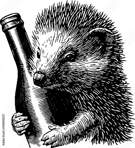 Engraved art of a galloping horse with dynamic movement for artistic design