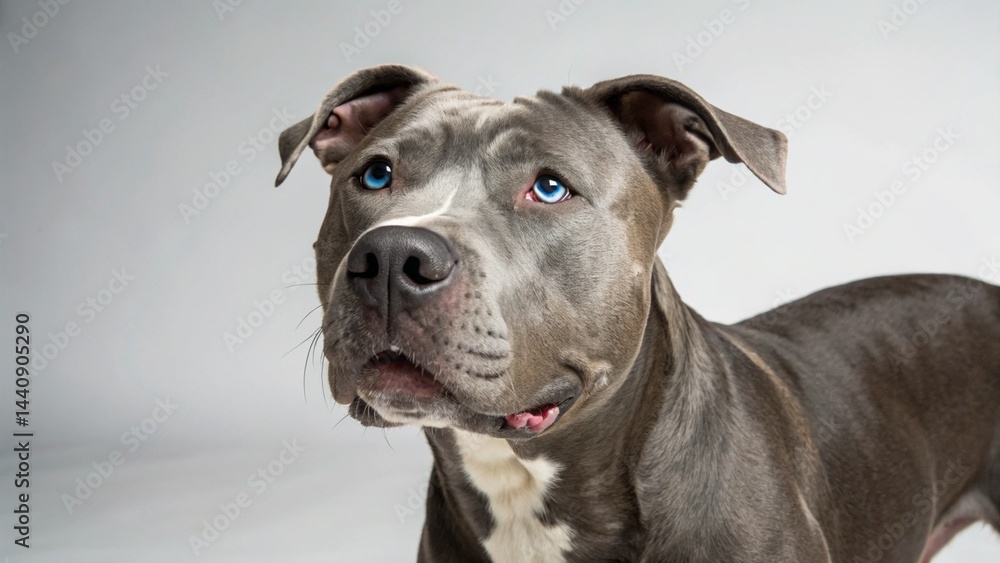 Blue Nose Pit Bull on studio background
Blue Nose Pit Bull on studio background
