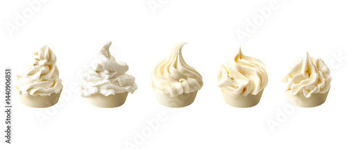 Pack of Cream Cheese Against Transparent Background for Food Branding, Culinary Promotion, or Bakery Design Projects