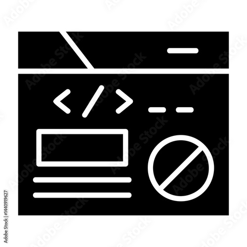 Fraudulent Website Icon