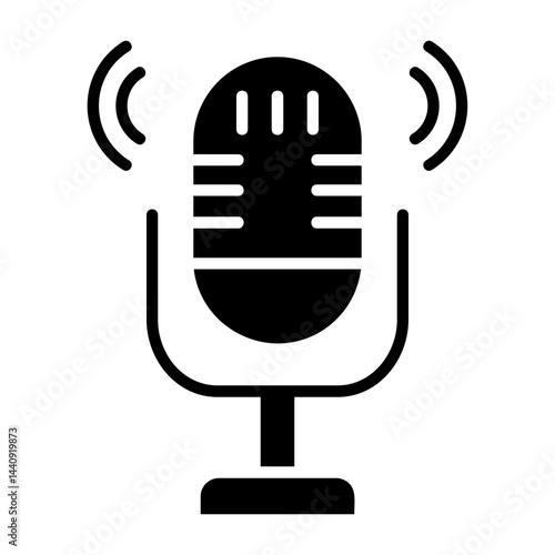 Microphone Out line Icon
