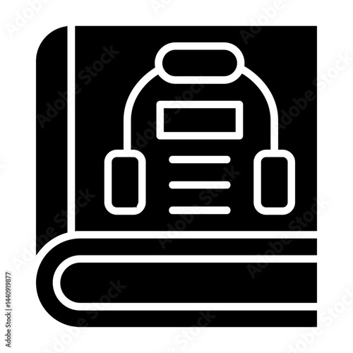 Audiobook Out line Icon