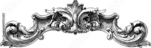 Intricately designed baroque mirror with angelic accents for elegant decor