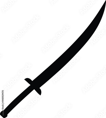 sword isolated on white