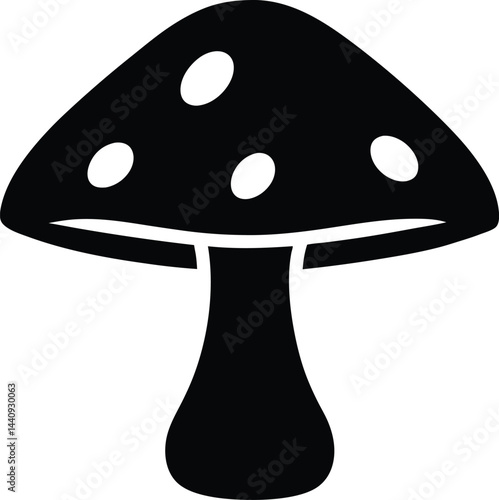 vector illustration of mushroom