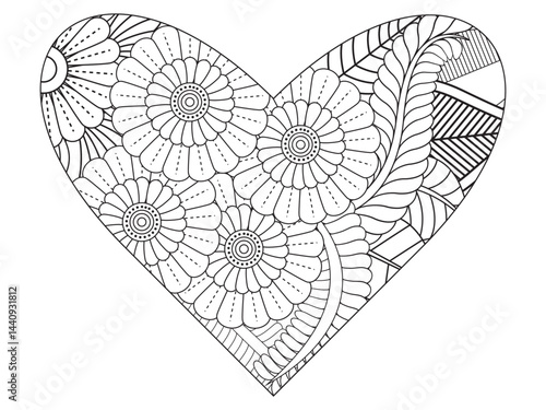 PrintFlowers Coloring Pages For Adules