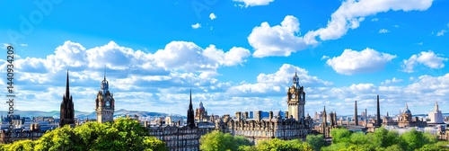 anime glasgow downtown skyline