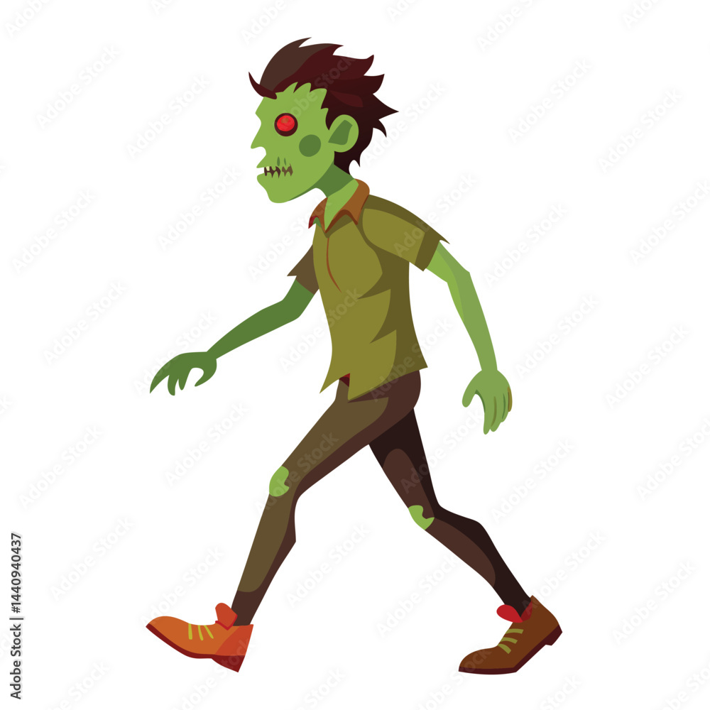 Zombie walking Vector Zombie walking Vector
