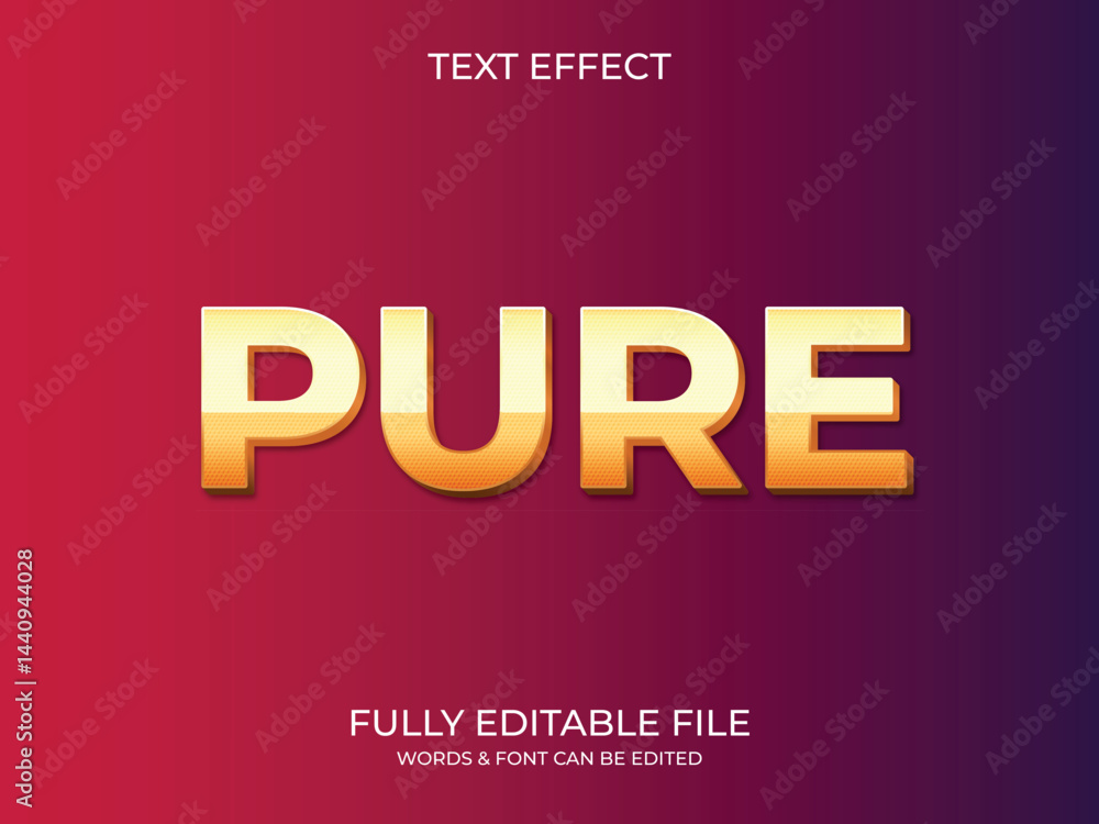 Text effect 3d style Text effect 3d style