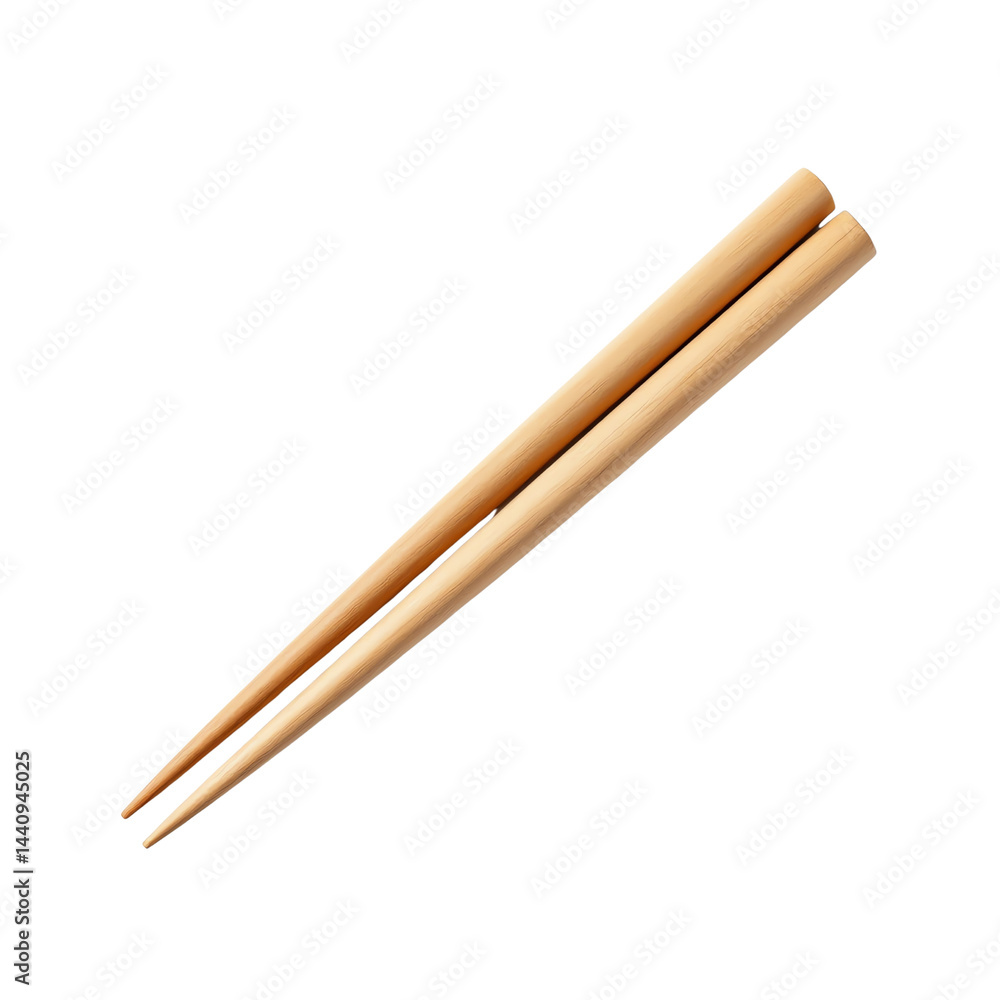 Elegant wooden chopsticks for dining. Elegant wooden chopsticks for dining.