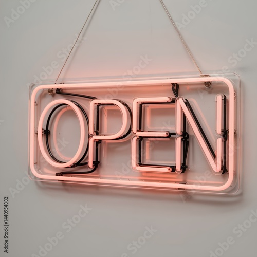 neon open signage