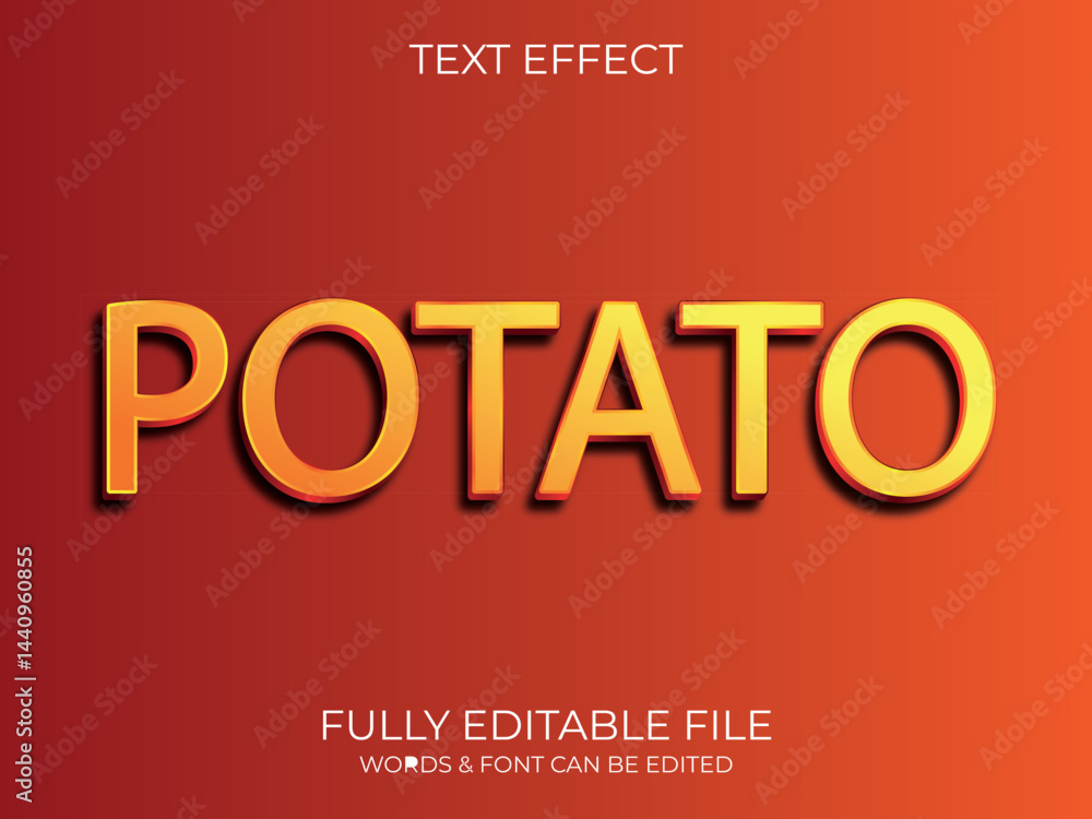 Text effect 3d style Text effect 3d style