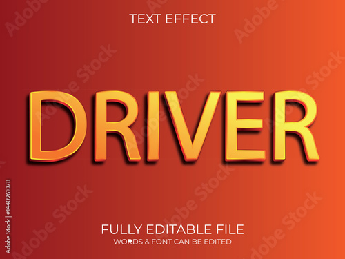 Text effect 3d style