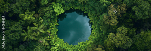 Obraz na płótnie The earth, in harmony, healthy, green w salonie
