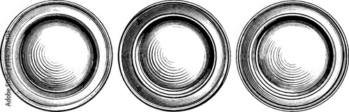 Elegant engraved porcelain plates design for decoration and artistic display